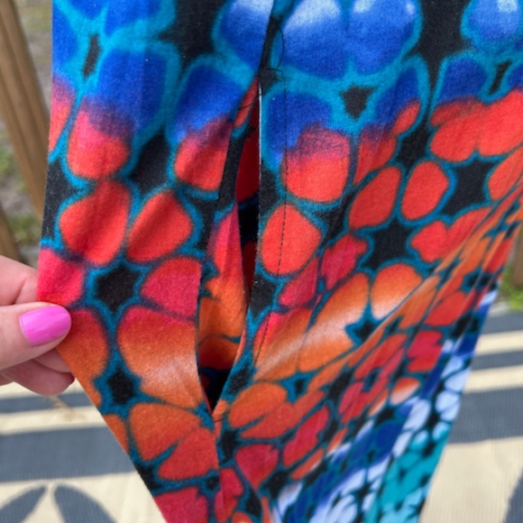 Nicole Miller Colorful Maxi Dress - Medium - Picture 7 of 9